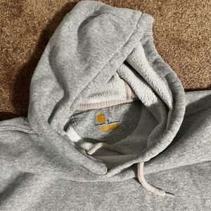 Grey Carhartt hoodie Size Large